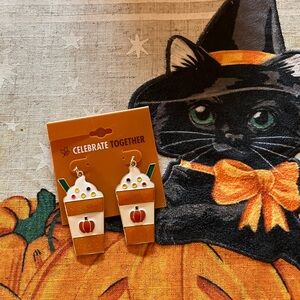 NWTS! Cute Pumpkin Spice Fall Earrings